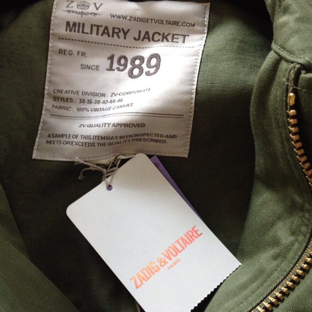 Zadig & Voltaire Kayak Skull Military Jacket - Picture 10 of 15